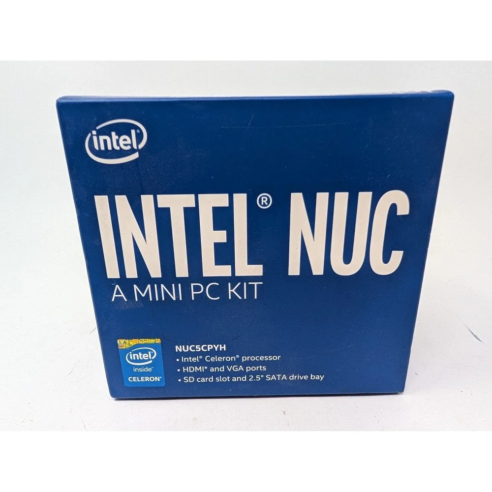 Intel NUC5CPYH NUC Mini PC Kit Desktop Celeron HDMI VGA WiFi Bluetooth No OS